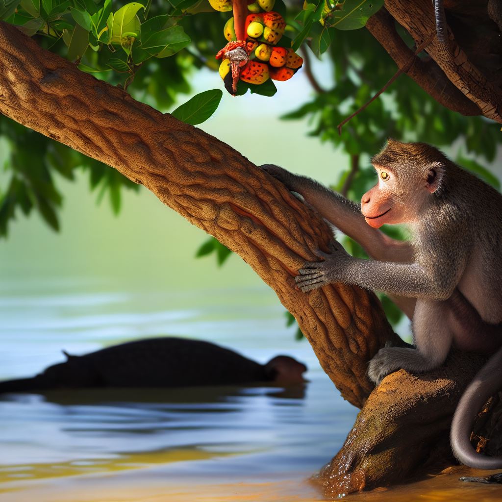 story of monkey and crocodile in hindi